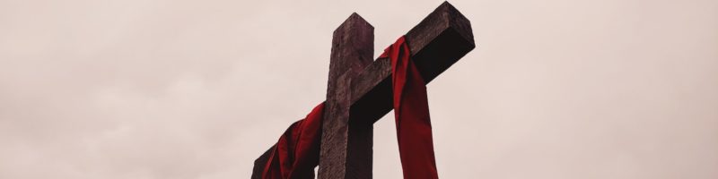 Cross with Red Garment